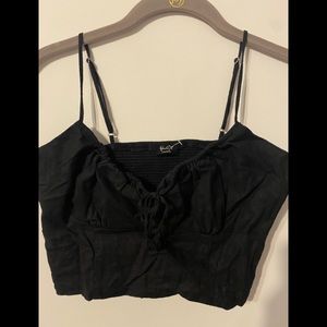 John galt cropped bustier tank top